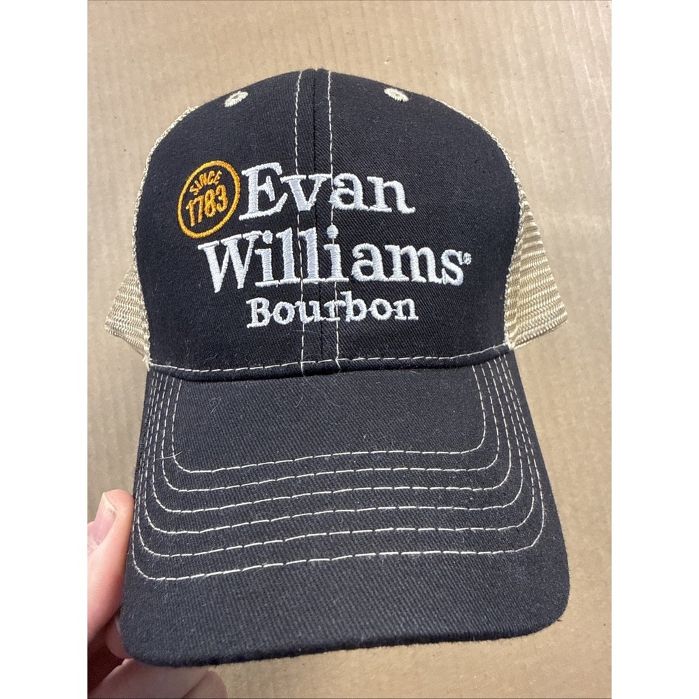 Evan Williams Bourbon Since 1783 Trucker Mesh‎ Snapback Two-Tone OSFM Hat Cap